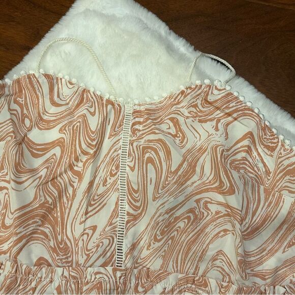 Women’s sleeveless ruffle print tank top‎ - Picture 4 of 8